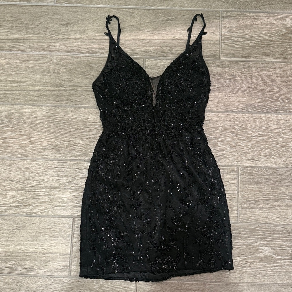 Nox Anabel Women’s Black Sequin Dress Size 2